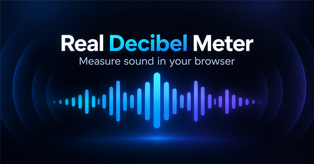 Real Decibel Meter preview